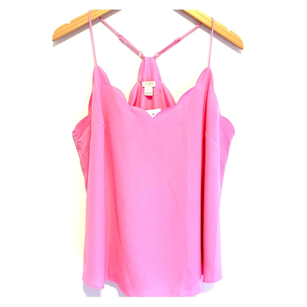 NWT J. Crew Scalloped Cami Top